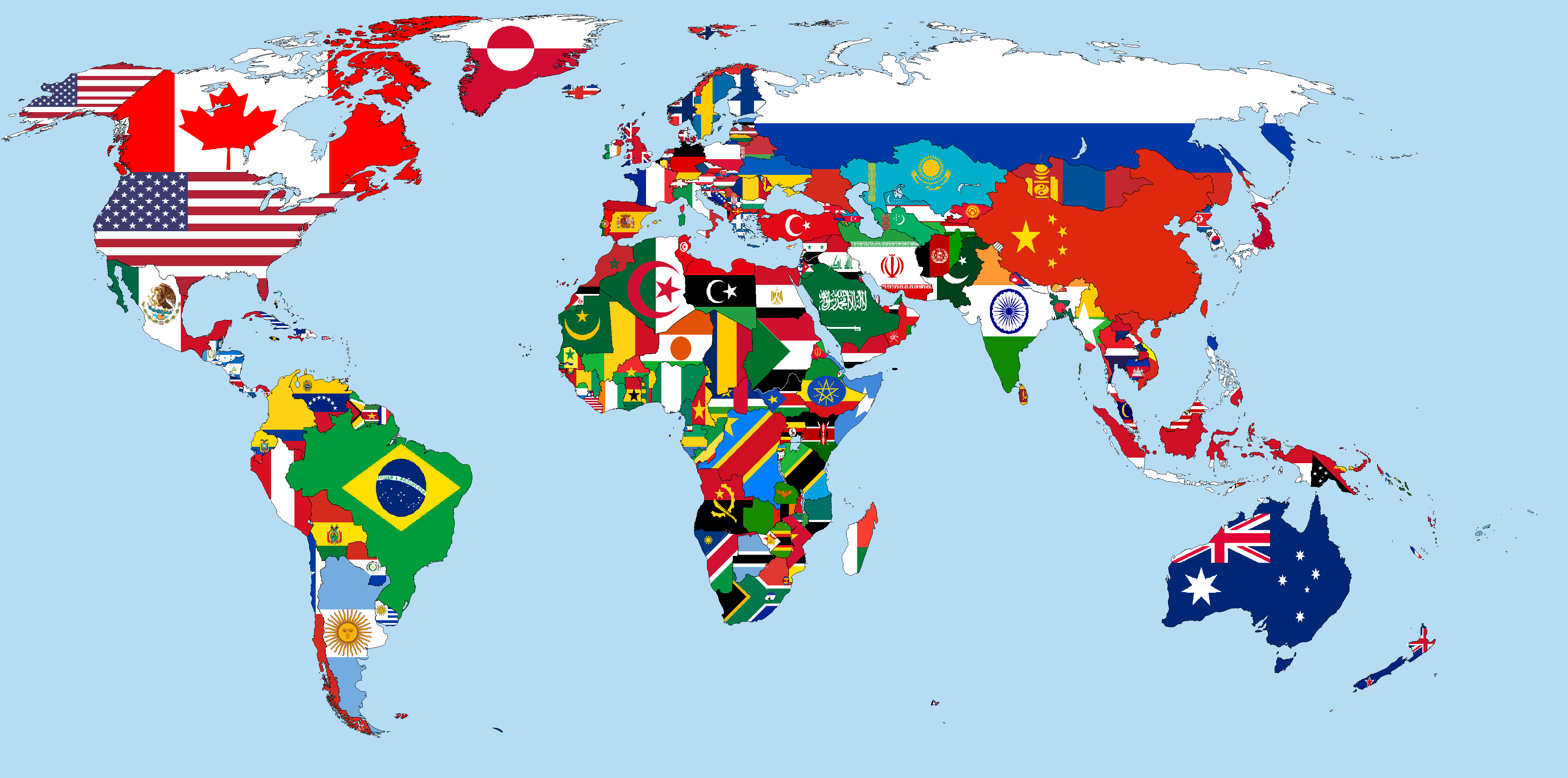 All Flags And World Map Map All Flags Flags Of The World | Images and ...