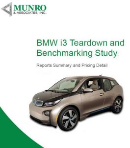 Munro & Associates BMW i3 Study